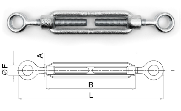  Tenditore occhio-occhio